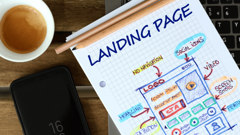o que é landing page